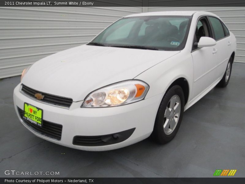 Summit White / Ebony 2011 Chevrolet Impala LT