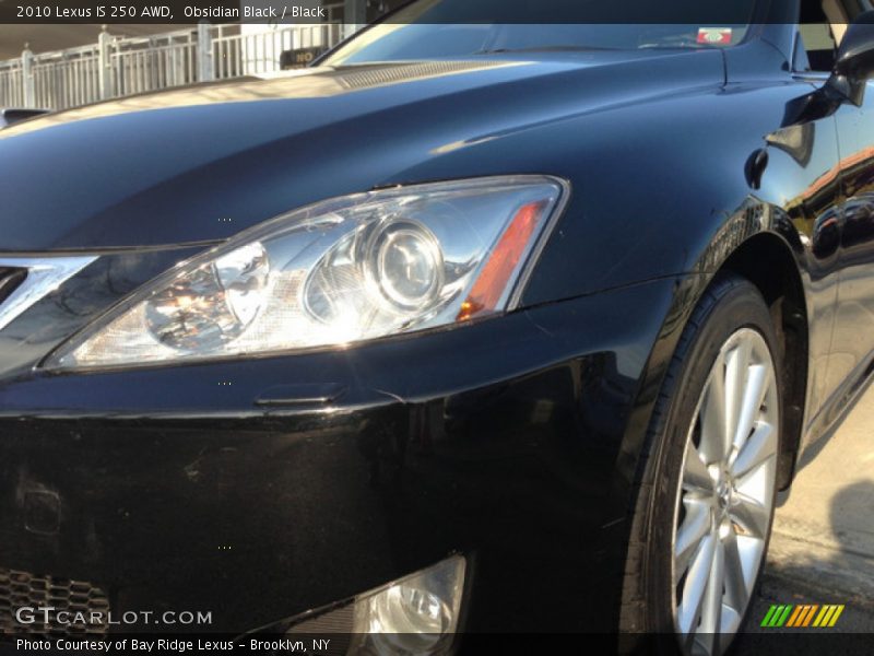 Obsidian Black / Black 2010 Lexus IS 250 AWD