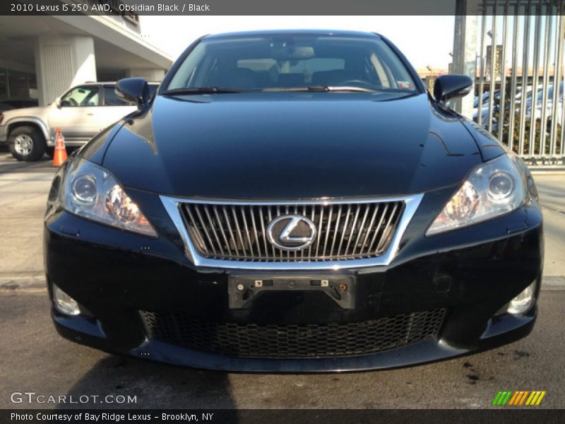 Obsidian Black / Black 2010 Lexus IS 250 AWD
