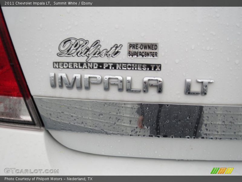 Summit White / Ebony 2011 Chevrolet Impala LT