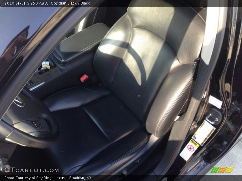 Obsidian Black / Black 2010 Lexus IS 250 AWD