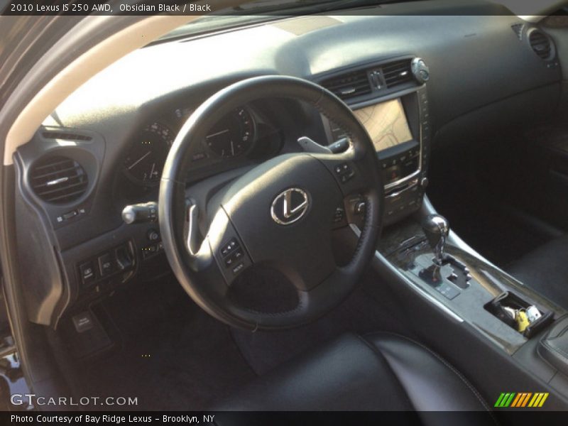 Obsidian Black / Black 2010 Lexus IS 250 AWD