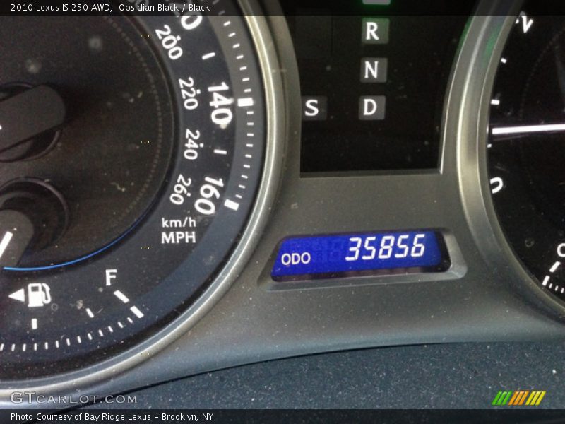 Obsidian Black / Black 2010 Lexus IS 250 AWD