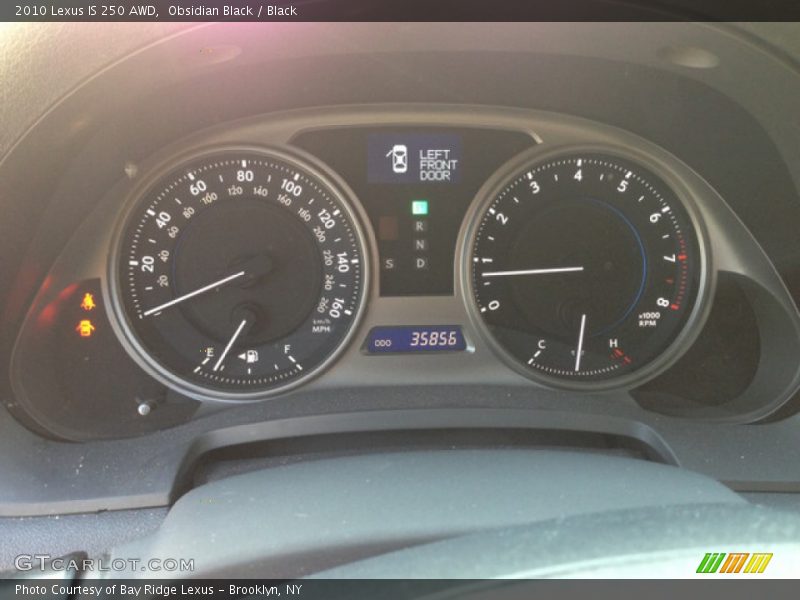 Obsidian Black / Black 2010 Lexus IS 250 AWD