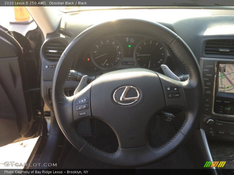 Obsidian Black / Black 2010 Lexus IS 250 AWD