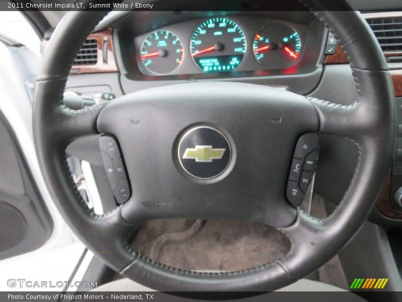 Summit White / Ebony 2011 Chevrolet Impala LT