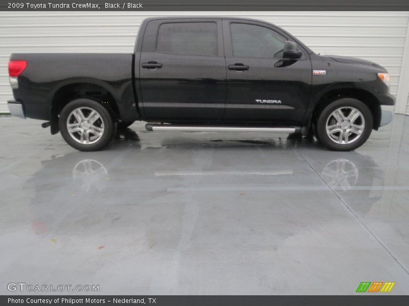 Black / Black 2009 Toyota Tundra CrewMax