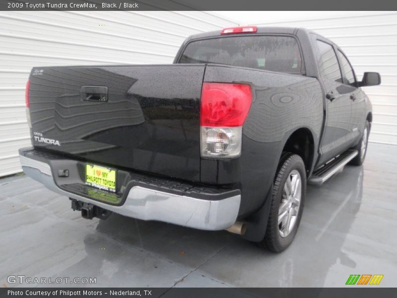 Black / Black 2009 Toyota Tundra CrewMax