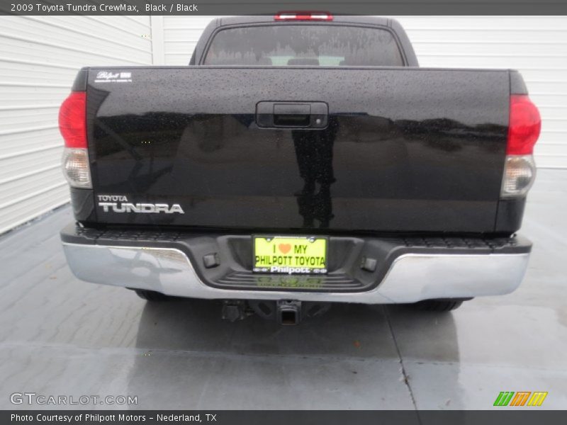 Black / Black 2009 Toyota Tundra CrewMax