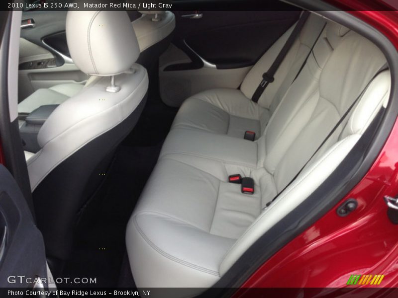 Matador Red Mica / Light Gray 2010 Lexus IS 250 AWD