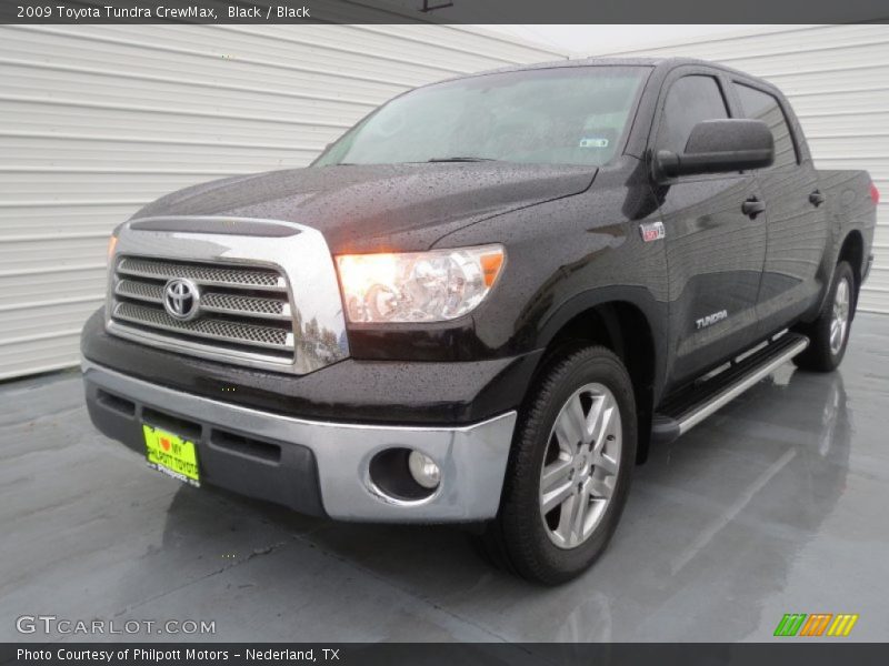 Black / Black 2009 Toyota Tundra CrewMax