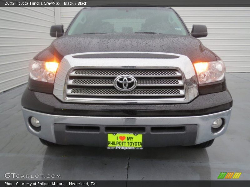 Black / Black 2009 Toyota Tundra CrewMax
