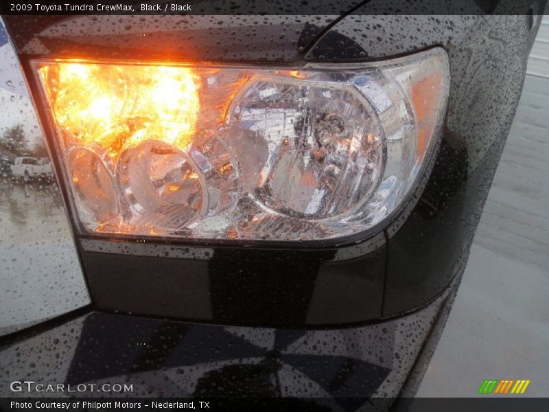 Black / Black 2009 Toyota Tundra CrewMax