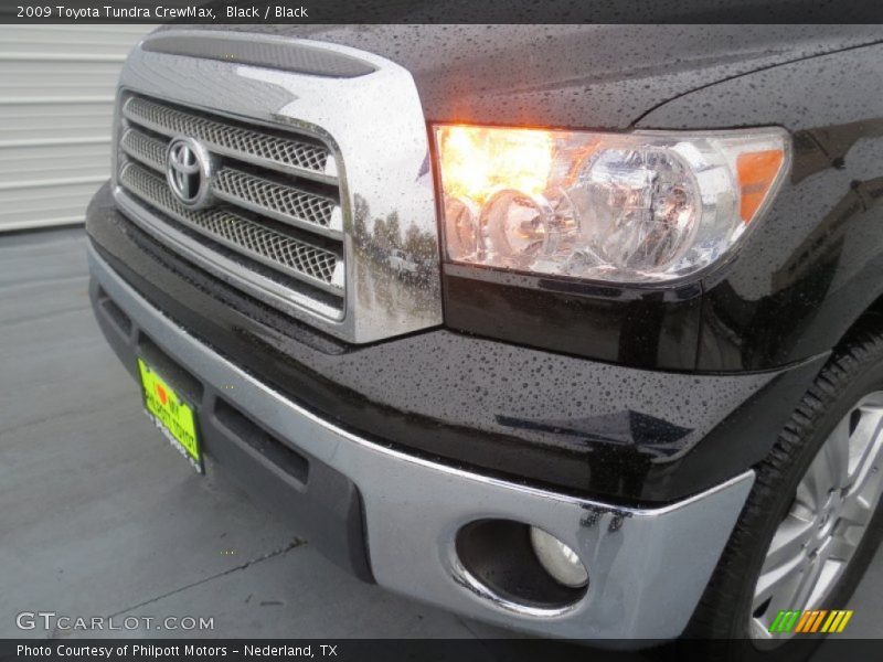 Black / Black 2009 Toyota Tundra CrewMax
