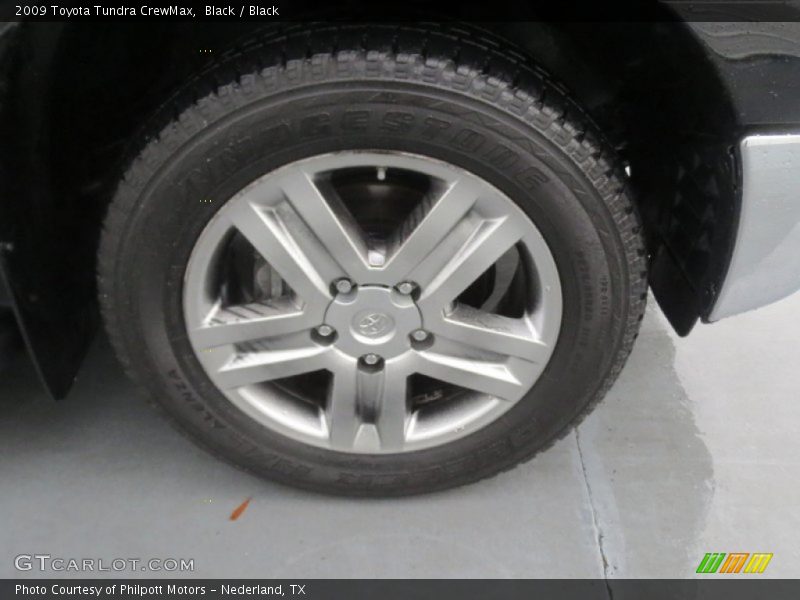 Black / Black 2009 Toyota Tundra CrewMax