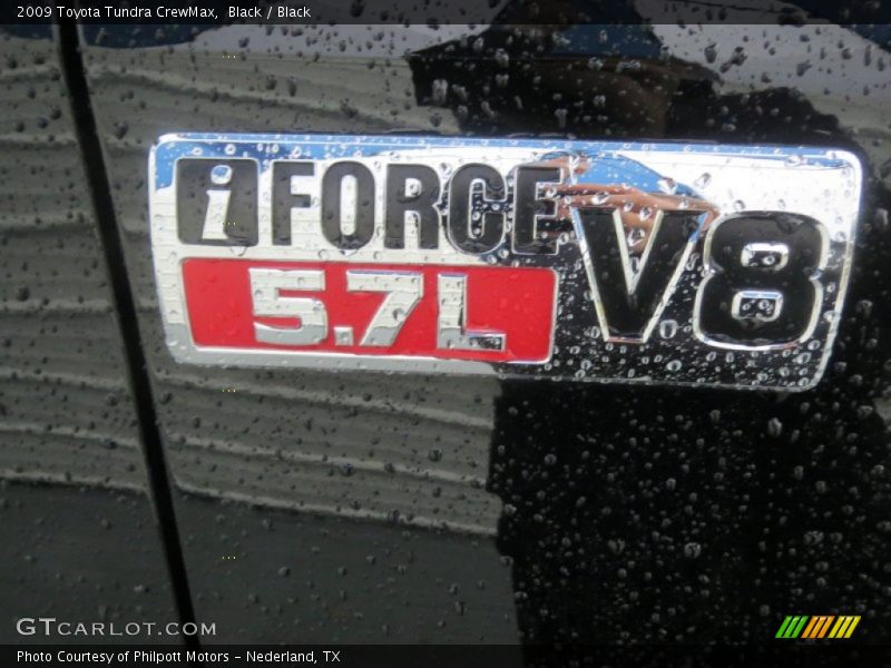 Black / Black 2009 Toyota Tundra CrewMax
