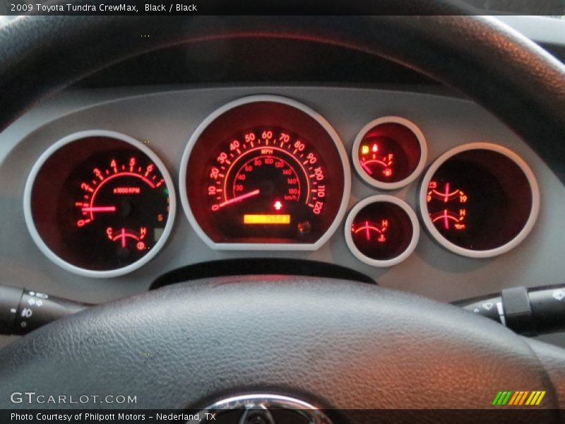 Black / Black 2009 Toyota Tundra CrewMax