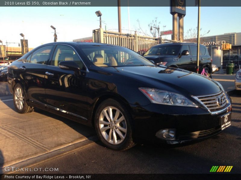 Obsidian Black / Parchment 2010 Lexus ES 350