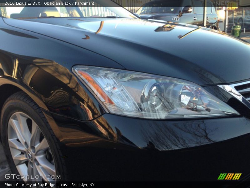 Obsidian Black / Parchment 2010 Lexus ES 350