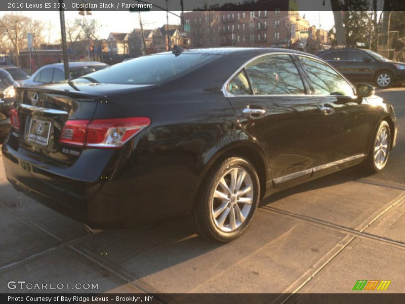 Obsidian Black / Parchment 2010 Lexus ES 350