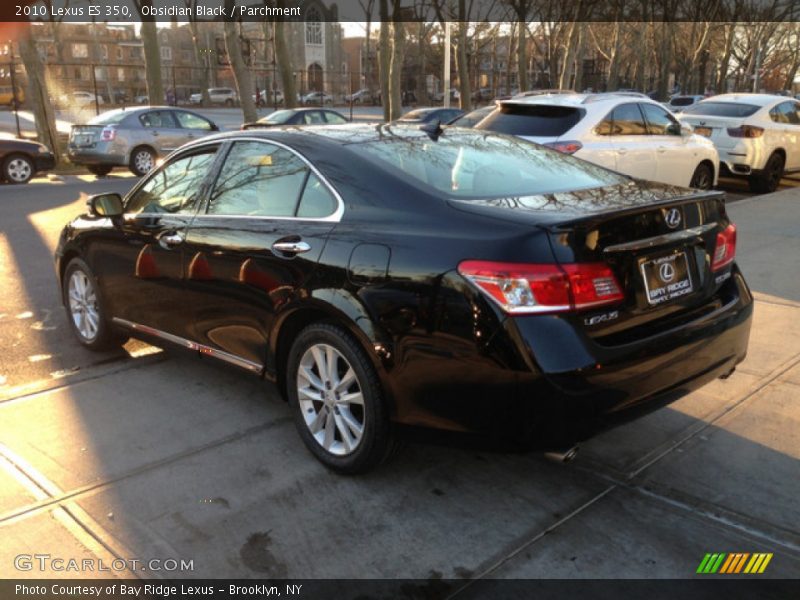 Obsidian Black / Parchment 2010 Lexus ES 350