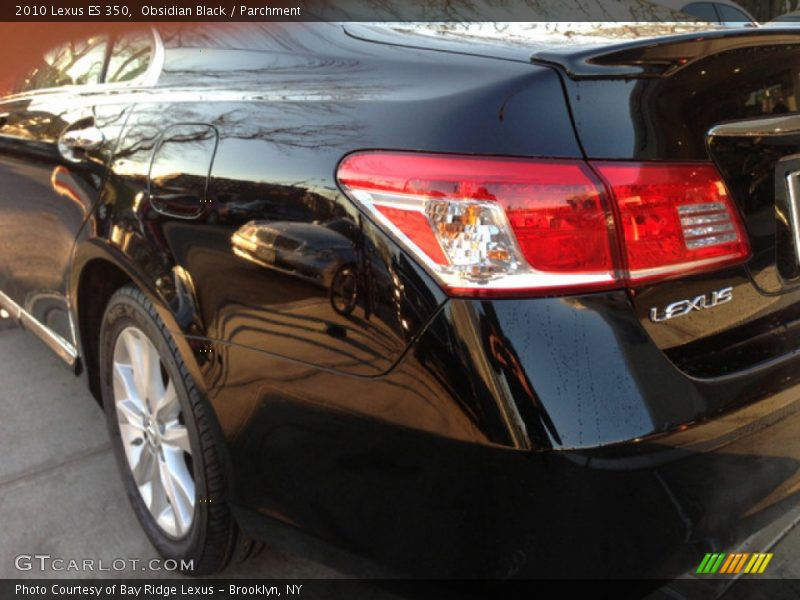 Obsidian Black / Parchment 2010 Lexus ES 350