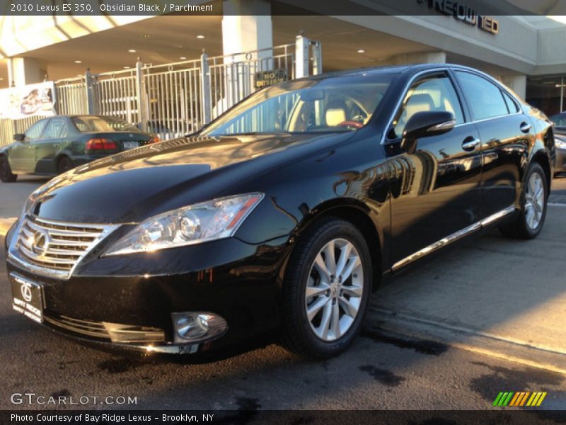 Obsidian Black / Parchment 2010 Lexus ES 350