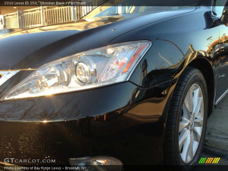 Obsidian Black / Parchment 2010 Lexus ES 350