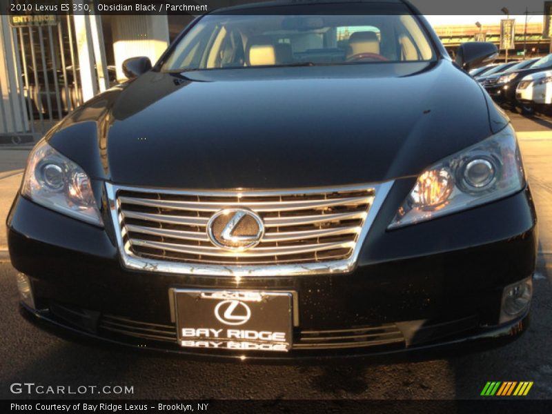 Obsidian Black / Parchment 2010 Lexus ES 350