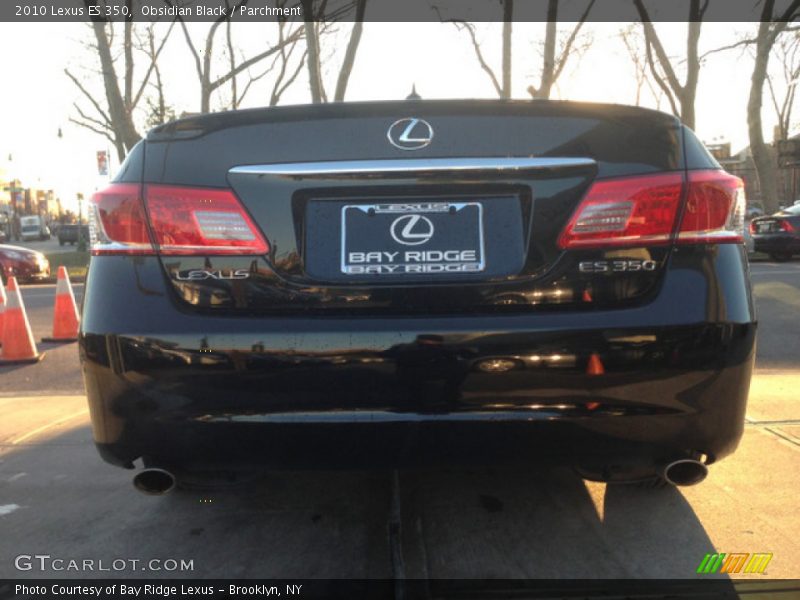 Obsidian Black / Parchment 2010 Lexus ES 350