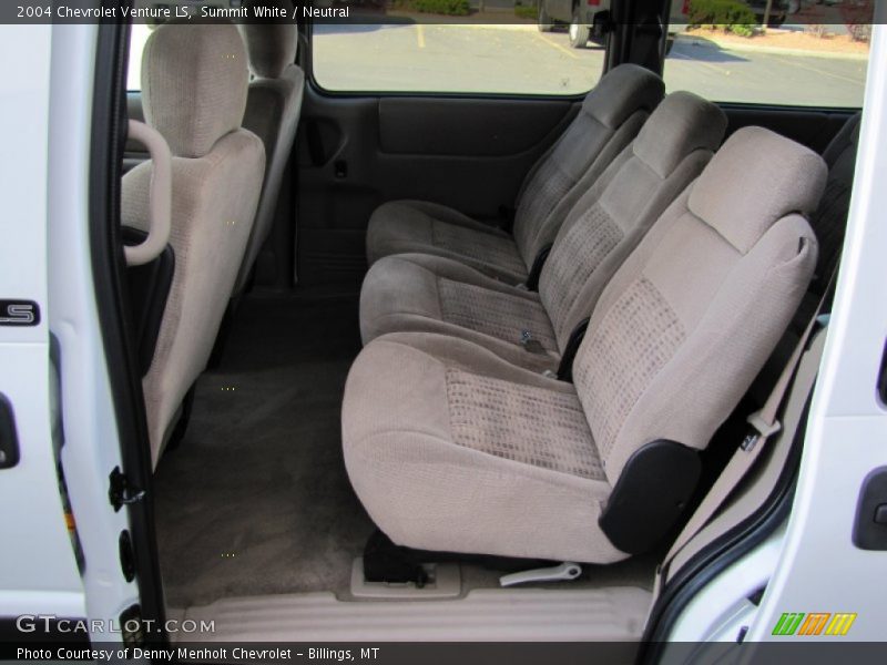Rear Seat of 2004 Venture LS
