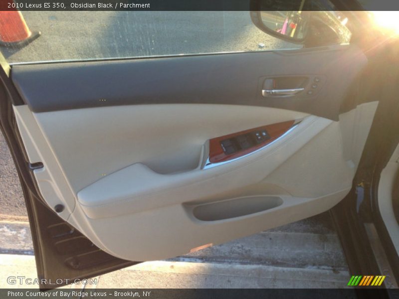 Obsidian Black / Parchment 2010 Lexus ES 350