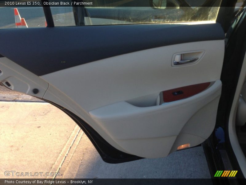 Obsidian Black / Parchment 2010 Lexus ES 350