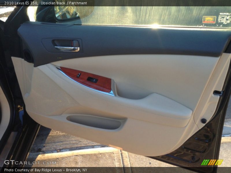Obsidian Black / Parchment 2010 Lexus ES 350