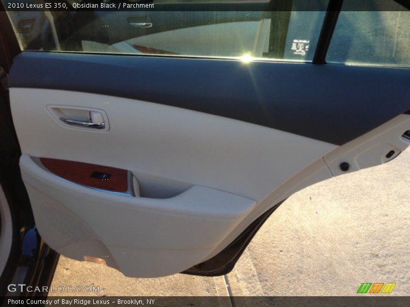 Obsidian Black / Parchment 2010 Lexus ES 350