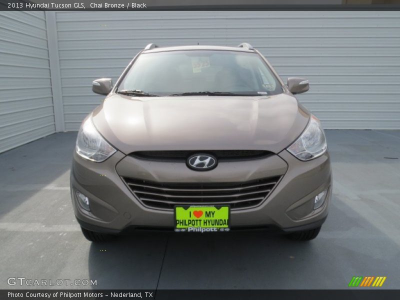 Chai Bronze / Black 2013 Hyundai Tucson GLS
