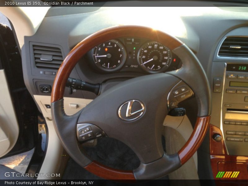 Obsidian Black / Parchment 2010 Lexus ES 350