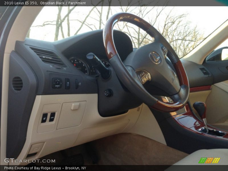 Obsidian Black / Parchment 2010 Lexus ES 350