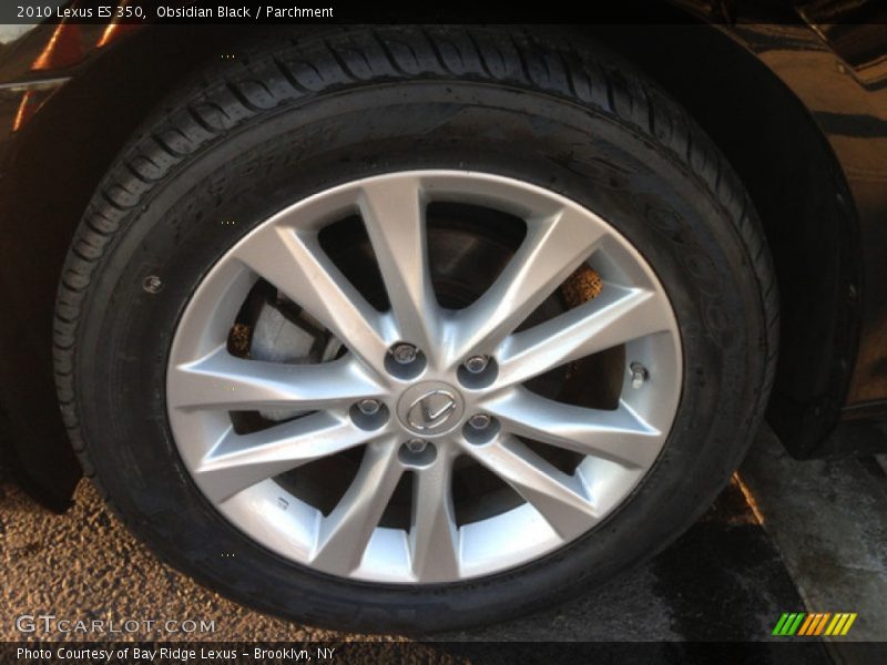 Obsidian Black / Parchment 2010 Lexus ES 350