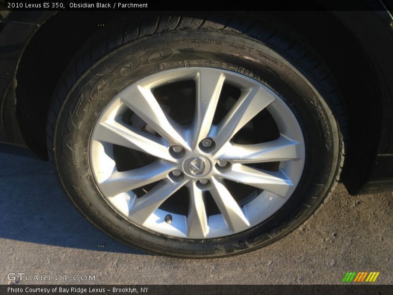 Obsidian Black / Parchment 2010 Lexus ES 350