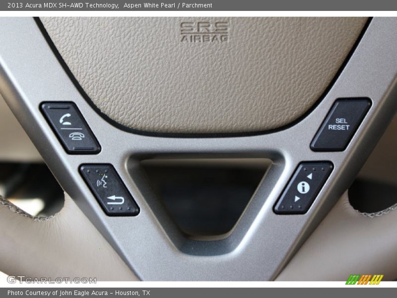 Aspen White Pearl / Parchment 2013 Acura MDX SH-AWD Technology