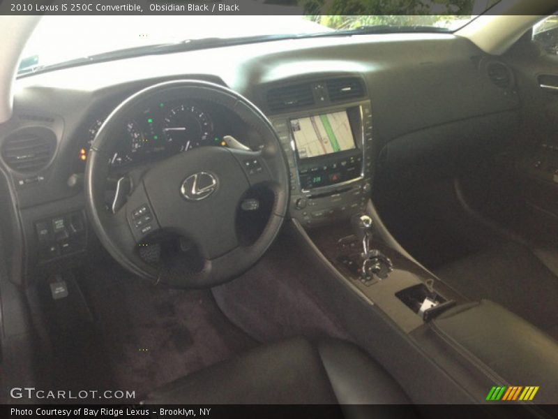 Obsidian Black / Black 2010 Lexus IS 250C Convertible