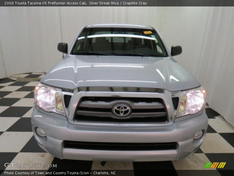 Silver Streak Mica / Graphite Gray 2009 Toyota Tacoma V6 PreRunner Access Cab