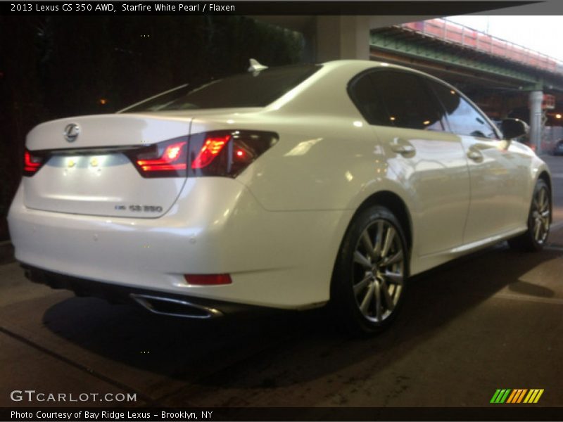 Starfire White Pearl / Flaxen 2013 Lexus GS 350 AWD