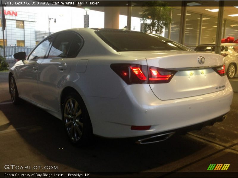 Starfire White Pearl / Flaxen 2013 Lexus GS 350 AWD