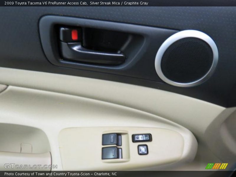 Silver Streak Mica / Graphite Gray 2009 Toyota Tacoma V6 PreRunner Access Cab