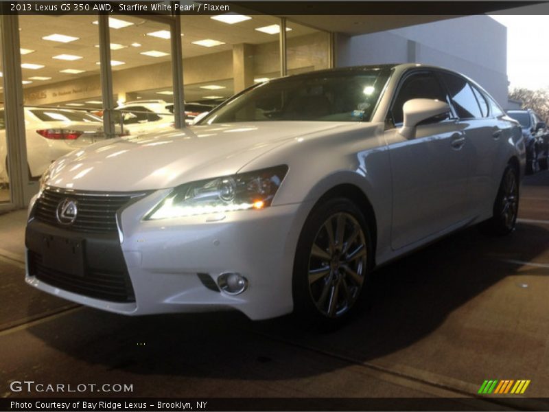 Starfire White Pearl / Flaxen 2013 Lexus GS 350 AWD
