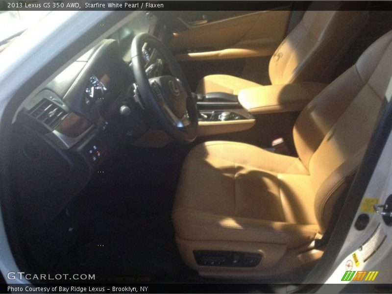 Starfire White Pearl / Flaxen 2013 Lexus GS 350 AWD