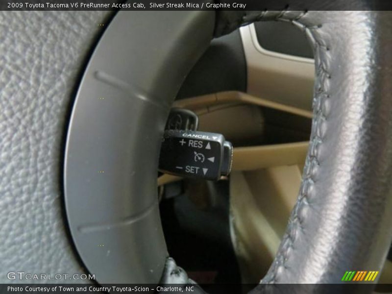 Silver Streak Mica / Graphite Gray 2009 Toyota Tacoma V6 PreRunner Access Cab