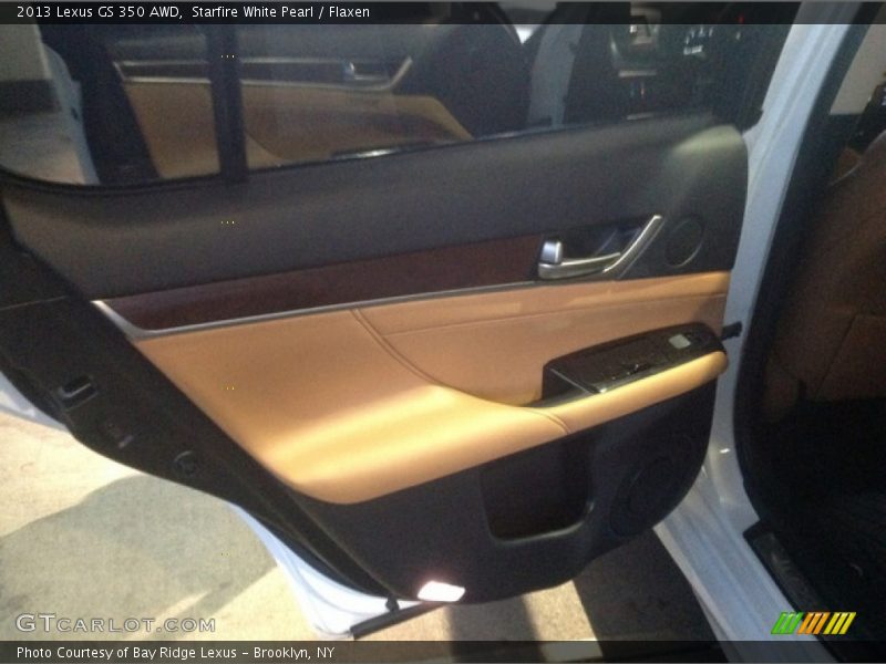 Starfire White Pearl / Flaxen 2013 Lexus GS 350 AWD
